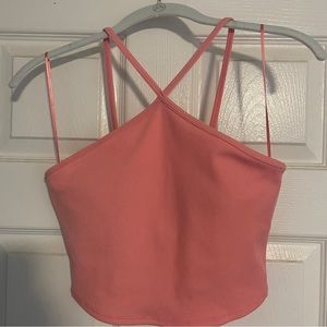 Alo yoga goddess ribbed cross top